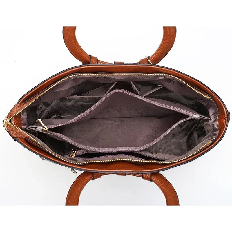 L'Solante Embossed Vintage Bag
