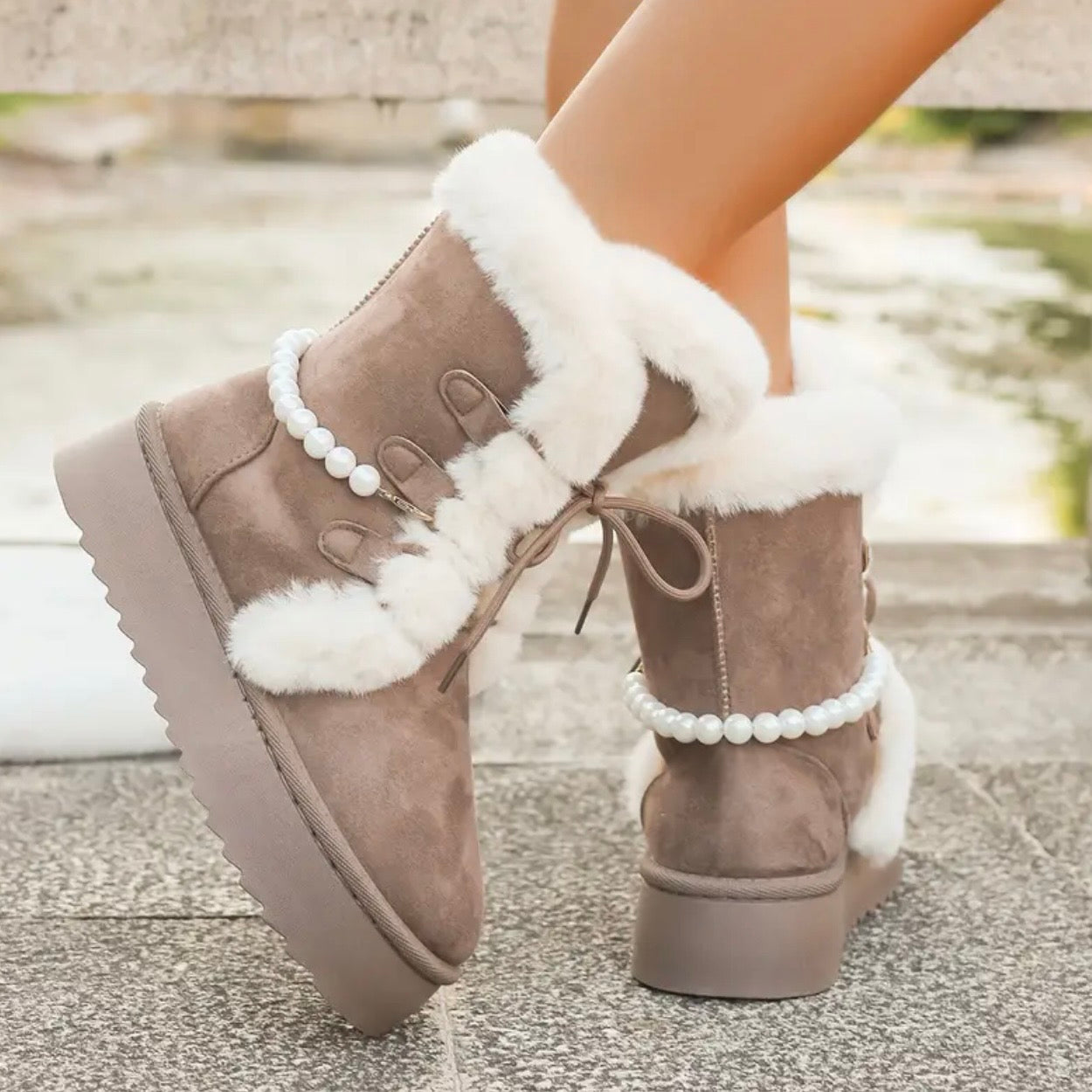 Frost Pearl Boots