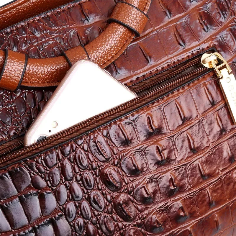 L'Solante Embossed Vintage Bag